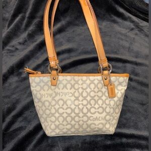 Coach Leah Opt Art Mini Hobo Tote
